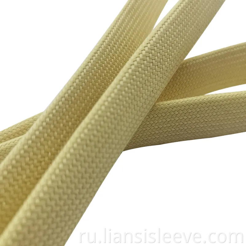 Custom Good Quality Chemical Resistance Excellent Dimensional Stability Kevlar Braided Sleeve6